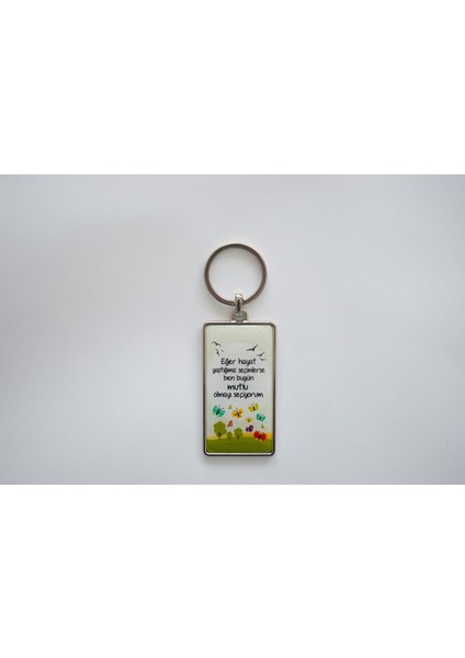 Anahtarlık Mutlu Olmayı Seçiyorum