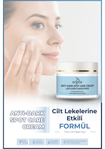 Leke ve Yaşlanma Karşıtı, Gençleştirici, Aydınlatıcı Cilt Bakım Kremi 50ml