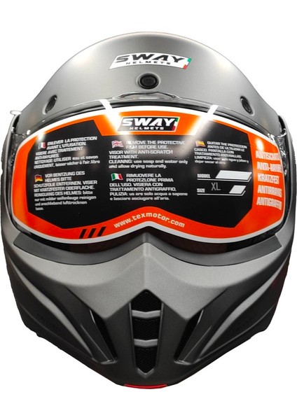 Sw 907 Stratos 180 Çene Açılır Motosiklet Kaskı