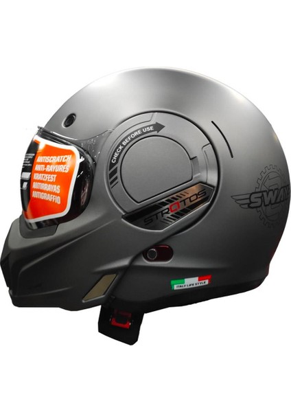 Sw 907 Stratos 180 Çene Açılır Motosiklet Kaskı modelleri