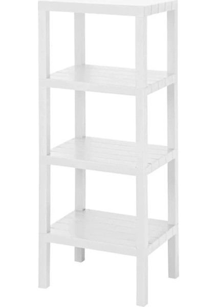 Shelf 4 Katlı Düzenleyici Raf Ünitesi, Kitaplık, Banyo Dolabı, Mutfak Rafı, Organizer