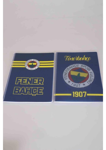 LİSANSLI FENERBAHÇE SPIRALLI ÇİZGİLİ A4 PP KAPAK 80 YAPRAK DEFTER