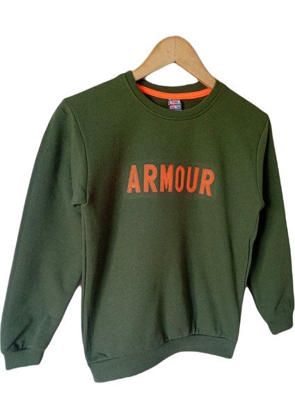 Içi Polarlı Silikon Baskılı Erkek Çocuk Sweatshirt fırsatları