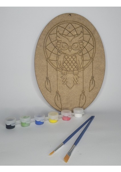 Baykuş Mandala Boyama Seti