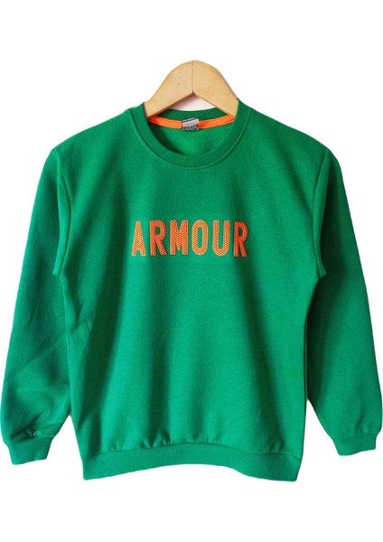 Içi Polarlı Silikon Baskılı Erkek Çocuk Sweatshirt fırsatları