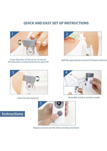 Taşınabilir Nebulizatör modelleri