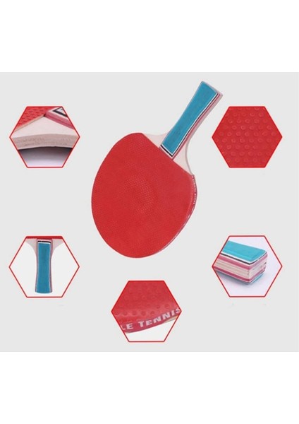 Ping Pong Masa Tenisi Raket Seti