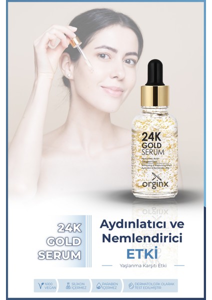 24K Altın Parçacıklı Serum 30 ml