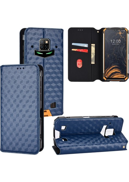 Ile Uyumlu Doogee S88 PRO/S88 Plus Telefon Kılıfı Cüzdan Hakiki Deri Darbeye Dayanıklı Tpu Kılıf Standı Dayanıklı Flip Kitap Katlanır Telefon Kılıfı (Yurt Dışından)