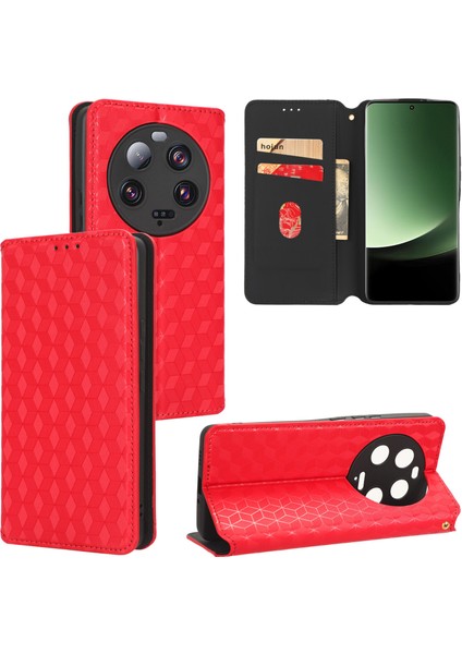 Ile Uyumlu Xiaomi Mi 13 Ultra Telefon Kılıfı Cüzdan Hakiki Deri Darbeye Dayanıklı Tpu Kılıf Standı Dayanıklı Flip Kitap Katlanır Telefon Kılıfı (Yurt Dışından)