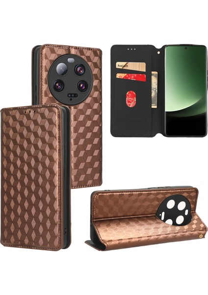 Ile Uyumlu Xiaomi Mi 13 Ultra Telefon Kılıfı Cüzdan Hakiki Deri Darbeye Dayanıklı Tpu Kılıf Standı Dayanıklı Flip Kitap Katlanır Telefon Kılıfı (Yurt Dışından)