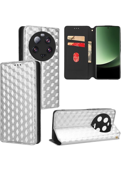 Ile Uyumlu Xiaomi Mi 13 Ultra Telefon Kılıfı Cüzdan Hakiki Deri Darbeye Dayanıklı Tpu Kılıf Standı Dayanıklı Flip Kitap Katlanır Telefon Kılıfı (Yurt Dışından)