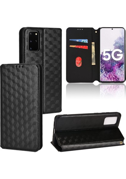 Ile Uyumlu Samsung Galaxy S20 Plus Telefon Kılıfı Cüzdan Hakiki Deri Darbeye Dayanıklı Tpu Kılıf Standı Dayanıklı Flip Kitap Katlanır Telefon Kılıfı (Yurt Dışından)