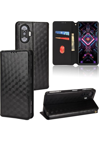Ile Uyumlu Xiaomi Mi Poco F3 Gt Telefon Kılıfı Cüzdan Hakiki Deri Darbeye Dayanıklı Tpu Kılıf Standı Dayanıklı Flip Kitap Katlanır Telefon Kılıfı (Yurt Dışından)