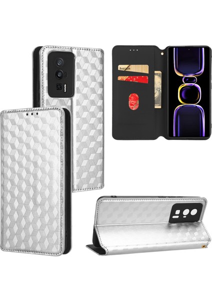 Ile Uyumlu Xiaomi Mi Poco F5 Pro 5g Telefon Kılıfı Cüzdan Hakiki Deri Darbeye Dayanıklı Tpu Kılıf Standı Dayanıklı Flip Kitap Katlanır Telefon Kılıfı (Yurt Dışından)