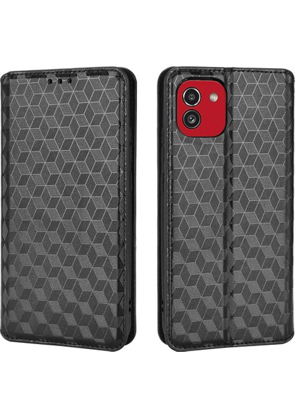 Ile Uyumlu Samsung Galaxy A03 Telefon Kılıfı Cüzdan Hakiki Deri Darbeye Dayanıklı Tpu Kılıf Standı Dayanıklı Flip Kitap Katlanır Telefon Kılıfı (Yurt Dışından) indirimleri