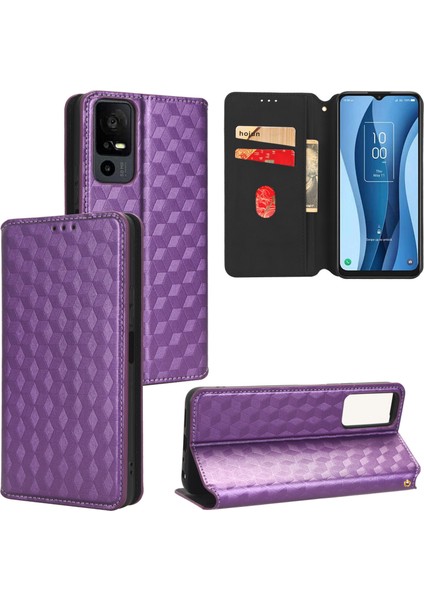 Ile Uyumlu Tcl 40XE 5g Telefon Kılıfı Cüzdan Hakiki Deri Darbeye Dayanıklı Tpu Kılıf Standı Dayanıklı Flip Kitap Katlanır Telefon Kılıfı (Yurt Dışından)