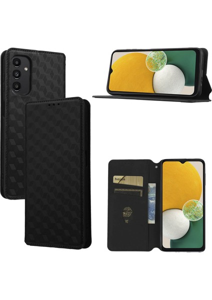 Ile Uyumlu Samsung Galaxy A14 4g Telefon Kılıfı Cüzdan Hakiki Deri Darbeye Dayanıklı Tpu Kılıf Standı Dayanıklı Flip Kitap Katlanır Telefon Kılıfı (Yurt Dışından)