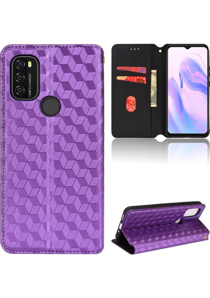 Ile Uyumlu Blackview A70 Telefon Kılıfı Cüzdan Hakiki Deri Darbeye Dayanıklı Tpu Kılıf Standı Dayanıklı Flip Kitap Katlanır Telefon Kılıfı (Yurt Dışından)