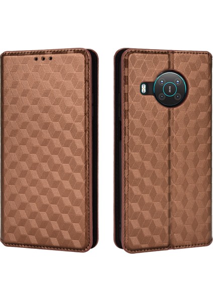 Ile Uyumlu Nokia X100/X10/X20 Telefon Kılıfı Cüzdan Hakiki Deri Darbeye Dayanıklı Tpu Kılıf Standı Dayanıklı Flip Kitap Katlanır Telefon Kılıfı (Yurt Dışından) indirimleri
