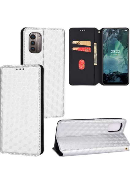 Ile Uyumlu Nokia G11/G21 Telefon Kılıfı Cüzdan Hakiki Deri Darbeye Dayanıklı Tpu Kılıf Standı Dayanıklı Flip Kitap Katlanır Telefon Kılıfı (Yurt Dışından)