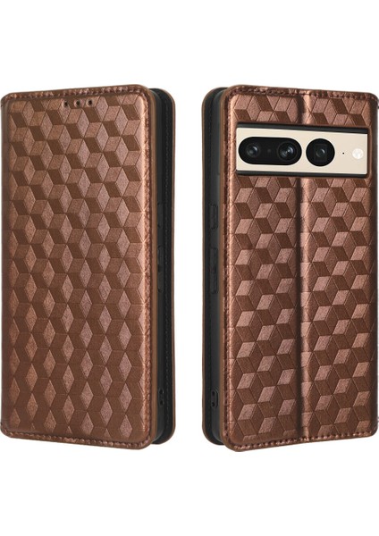 Ile Uyumlu Google Pixel 7 Pro Telefon Kılıfı Cüzdan Hakiki Deri Darbeye Dayanıklı Tpu Kılıf Standı Dayanıklı Flip Kitap Katlanır Telefon Kılıfı (Yurt Dışından)