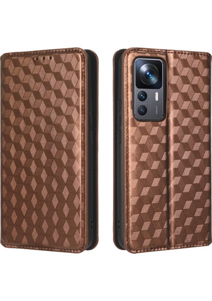 Ile Uyumlu Xiaomi Mi 12T/12T Pro Telefon Kılıfı Cüzdan Hakiki Deri Darbeye Dayanıklı Tpu Kılıf Standı Dayanıklı Flip Kitap Katlanır Telefon Kılıfı (Yurt Dışından) indirimleri