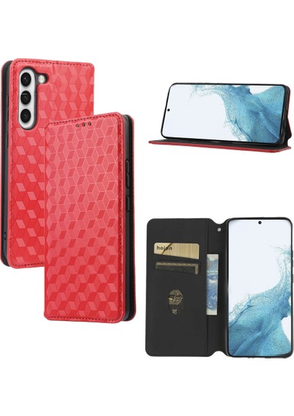 Ile Uyumlu Samsung Galaxy S23 Telefon Kılıfı Cüzdan Hakiki Deri Darbeye Dayanıklı Tpu Kılıf Standı Dayanıklı Flip Kitap Katlanır Telefon Kılıfı (Yurt Dışından)