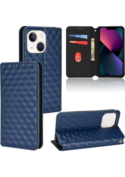 Ile Uyumlu iPhone 13 Mini Telefon Kılıfı Cüzdan Hakiki Deri Darbeye Dayanıklı Tpu Kılıf Standı Dayanıklı Flip Kitap Katlanır Telefon Kılıfı (Yurt Dışından)