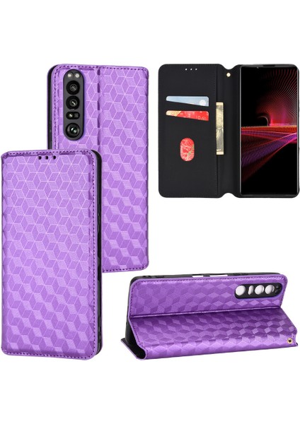 Ile Uyumlu Sony Xperia 1 Iıı Telefon Kılıfı Cüzdan Hakiki Deri Darbeye Dayanıklı Tpu Kılıf Standı Dayanıklı Flip Kitap Katlanır Telefon Kılıfı (Yurt Dışından)