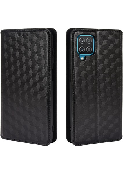 Ile Uyumlu Samsung Galaxy A12 Telefon Kılıfı Cüzdan Hakiki Deri Darbeye Dayanıklı Tpu Kılıf Standı Dayanıklı Flip Kitap Katlanır Telefon Kılıfı (Yurt Dışından) indirimleri