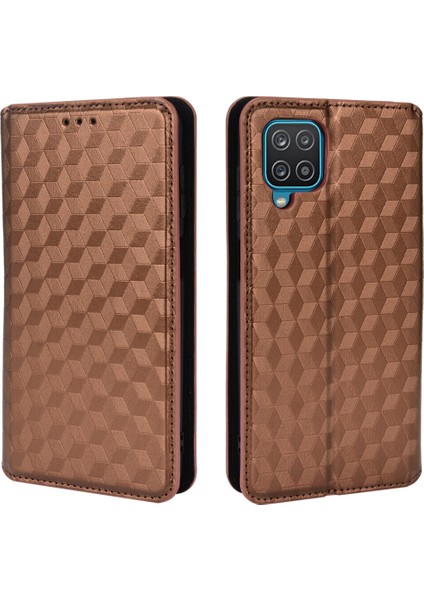 Ile Uyumlu Samsung Galaxy A12 Telefon Kılıfı Cüzdan Hakiki Deri Darbeye Dayanıklı Tpu Kılıf Standı Dayanıklı Flip Kitap Katlanır Telefon Kılıfı (Yurt Dışından) indirimleri