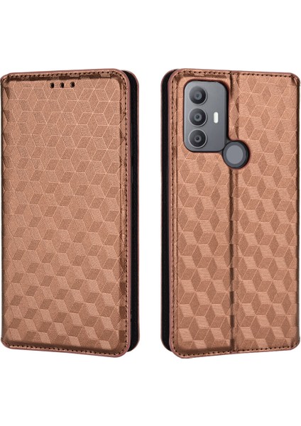 Ile Uyumlu Tcl 30E/TCL 30 Se Telefon Kılıfı Cüzdan Hakiki Deri Darbeye Dayanıklı Tpu Kılıf Standı Dayanıklı Flip Kitap Katlanır Telefon Kılıfı (Yurt Dışından) indirimleri