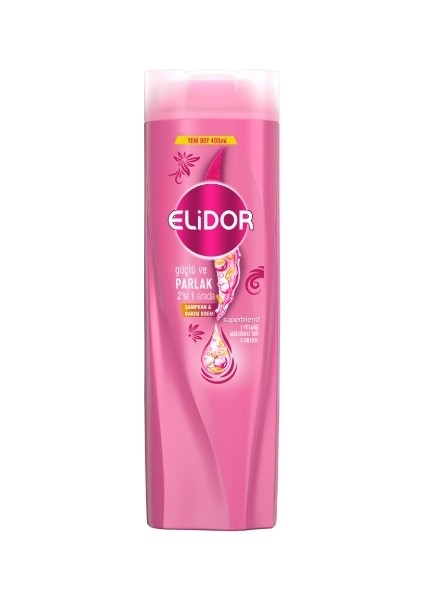 24'lü Elidor Şampuan 400 Ml. Güçlü&parlak 2ın1