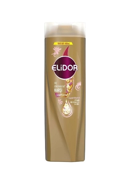 6'lı Elidor Şampuan 400 Ml. Saç Dökülmelerine Karşı
