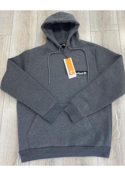 Şardonlu Nakış Işlemeli Logo Kapüşonlu Sweatshirt