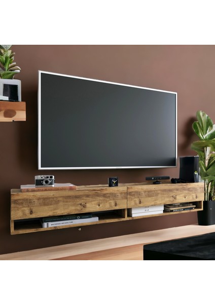Tv Ünitesi Televizyon Sehpası 180 cm Duvara Monte