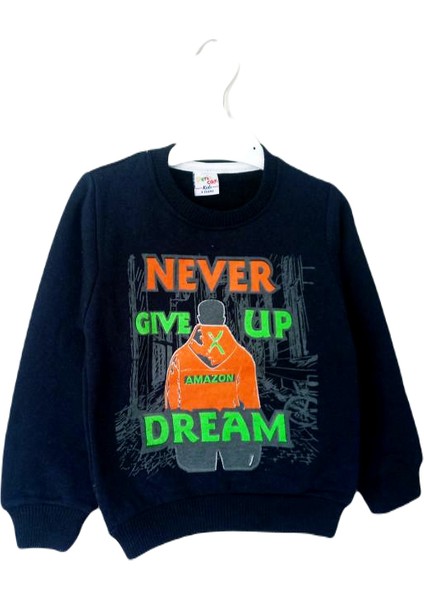 Never Baskılı Erkek Çocuk Sweatshirt fiyatları