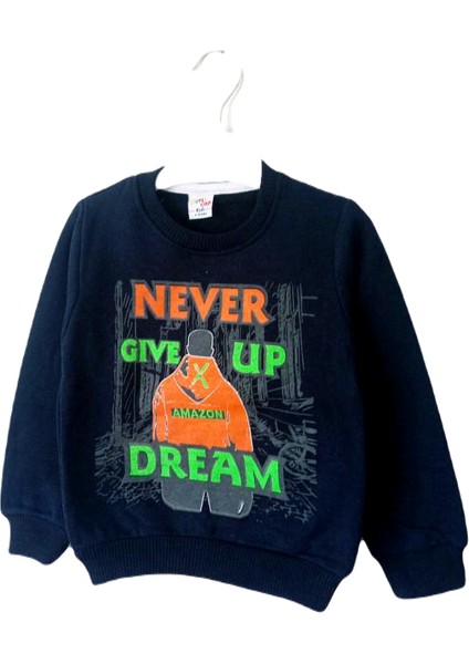 Never Baskılı Erkek Çocuk Sweatshirt modelleri