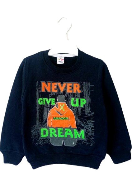 Never Baskılı Erkek Çocuk Sweatshirt fırsatları