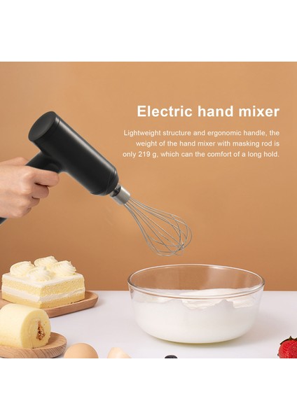 El Mikseri Elektrikli Kablosuz, Mikser El Mikseri, USB Şarj Edilebilir, Pişirme Için Taşınabilir El Mikseri, Soslar, Krema, Yumurta (Yurt Dışından) indirimleri