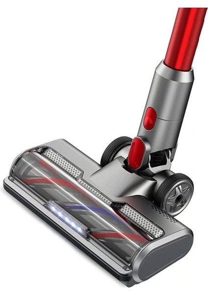 Elektrikli Turbo Rulo Fırça Kafası V7 V8 V10 V11 Elektrikli Süpürge Fırça Parçaları Aksesuarları LED Işıkları ile (Yurt Dışından)