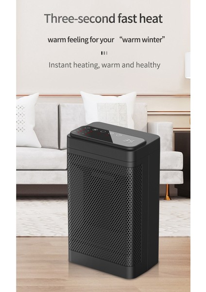Elektrikli Isıtıcı Masaüstü Mini Ptc Isıtıcılar Ev Uzaktan Kumanda Hızlı Isı Isıtıcı Sessiz Isıtıcı Ingiltere Tak (Yurt Dışından)
