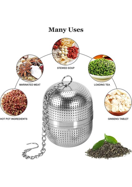 Çay Demlik, Paslanmaz Çelik Çay Süzgeci, Top Örgü Çay Süzgeci, Çay, Baharatlar ve Çoğu Bardak ve Çaydanlık Için (Yurt Dışından)