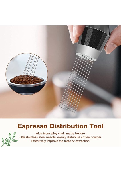 Alüminyum Alaşımlı Muhafaza, Çıkarılabilir Kahve Dağıtıcısı, Ev ve Profesyonel Baristalar Için Espresso Karıştırıcı (Yurt Dışından) fırsatları