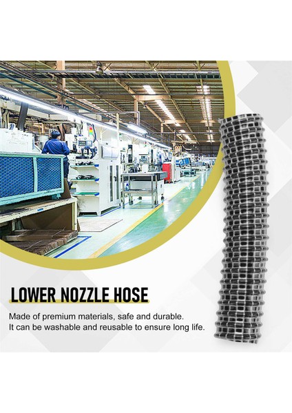 HV300 Için Hortum, HV302 Siyah Vakumlu Hortum Motorlu Alt Nozul, 6 x 1,25 Inç (Yurt Dışından)