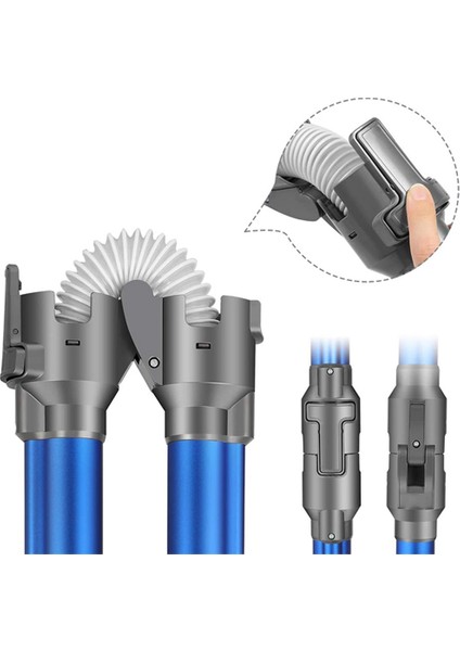 V11 V10 V8 V7 Elektrikli Süpürgeler Için Yedek Alüminyum Katlanabilir Uzatma Tüpü Esnek ve Bükülebilir Vakum Tüpü (Yurt Dışından) fiyatları