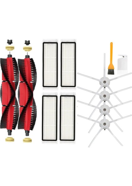 E5 S5 Max S6 Maxv Robot Vakum Hepa Filtre Ana Yan Fırçalar Için Yedek (Yurt Dışından)