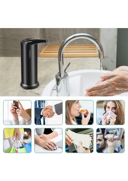 Otomatik Sabunluk, Mutfak Banyo Restoran Için Su Geçirmez Tabanlı Daha Az Eller Serbest Sabunluk (Yurt Dışından) indirimleri