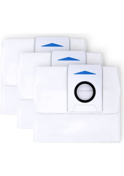 Deebot X1 Omni Otomatik Boşaltma Istasyonu Için 3'lü Paket Tek Kullanımlık Toz Torbası (Yurt Dışından)